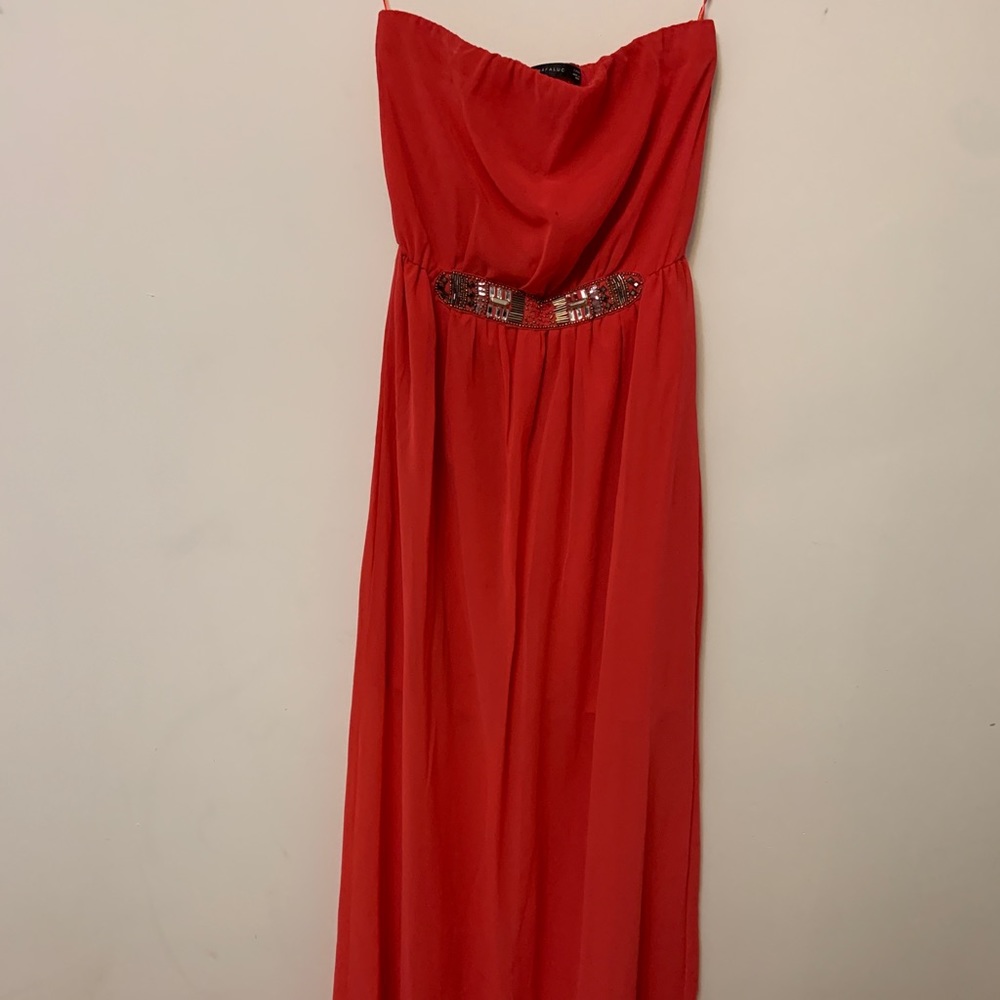 Coral dress